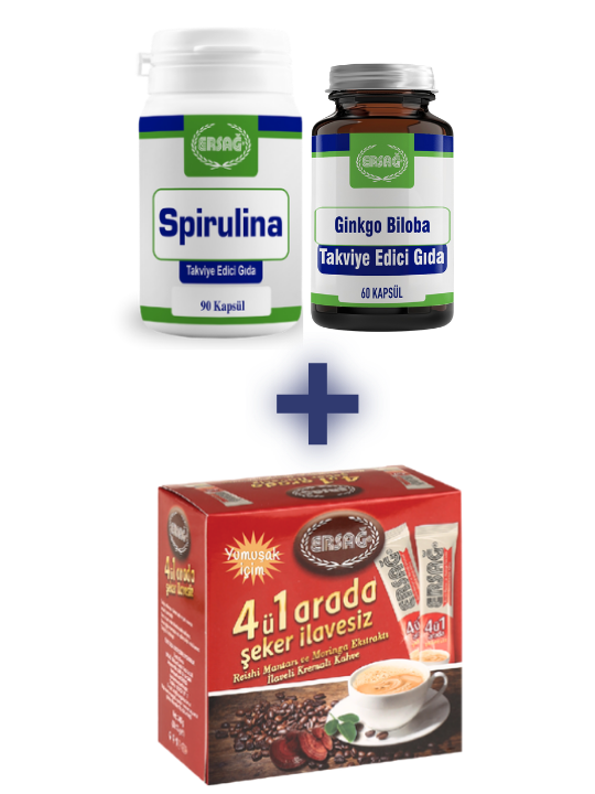 SPRULNA, GNKGO BLOBA ALANA 4  1 ARADA KAHVE YUMUAK M (TEK MLK) HEDYE