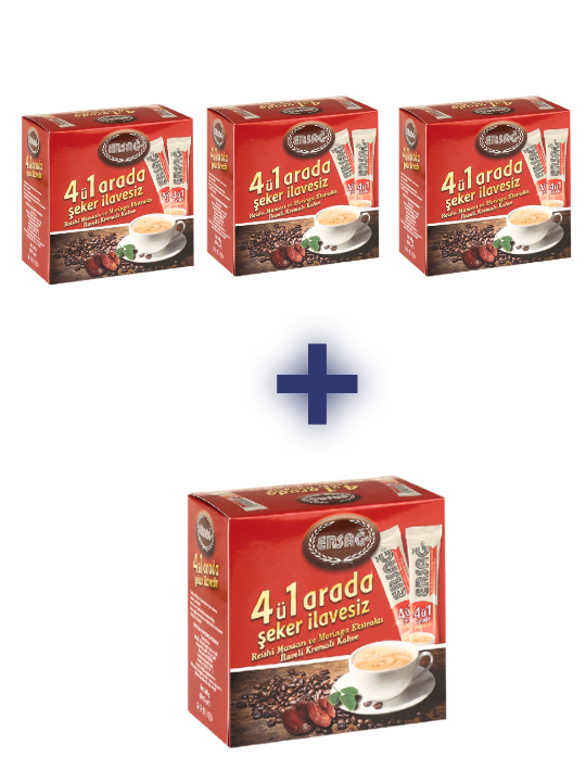 4-in-1 Kaffeegetr�nk (Einzelportion) 3 kaufen, 1 gratis dazu!