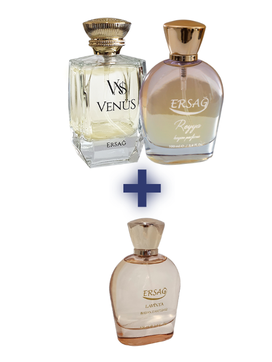 VENS BAYAN PARFM 100 CC VE REYYA EDP BAYAN PARFM 100 CC ALANA LAVNYA EDP BAYAN PARFM 100 CC  HEDYE